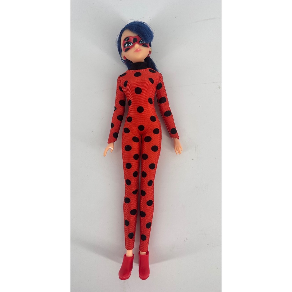 Miraculous Ladybug Fashion Doll Zag Heroez Marinette Red Polka Dot Jumpsuit 10"